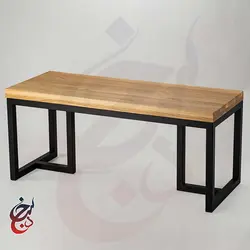 نیمکت فلزی طرح نهال مدل Mb-1008 - سنجد چوب