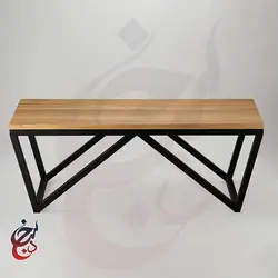 نیمکت فلزی طرح نامبد مدل Mb-1007 - سنجد چوب