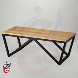 نیمکت فلزی طرح نامبد مدل Mb-1007 - سنجد چوب