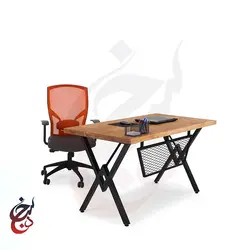 میز پایه فلزی طرح آندیا مدل de-1026 - سنجد چوب