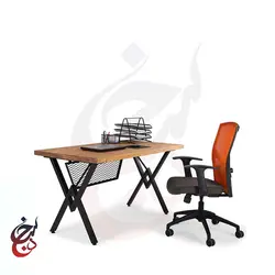 میز پایه فلزی طرح آندیا مدل de-1026 - سنجد چوب