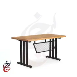 میز پایه فلزی طرح آلپای مدل de-1025 - سنجد چوب