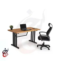میز پایه فلزی طرح آلپای مدل de-1025 - سنجد چوب