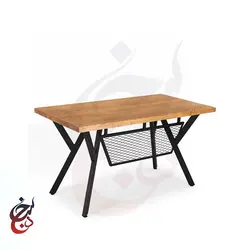 میز پایه فلزی طرح آرتان مدل de-1024 - سنجد چوب