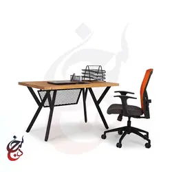 میز پایه فلزی طرح آرتان مدل de-1024 - سنجد چوب
