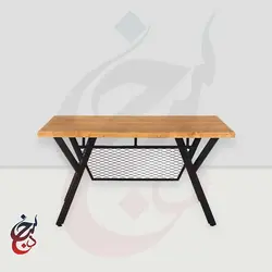 میز پایه فلزی طرح آرتان مدل de-1024 - سنجد چوب
