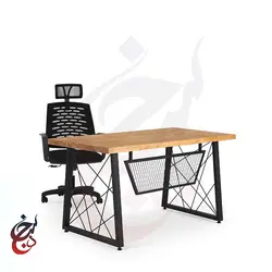 میز پایه فلزی طرح آروکو مدل de-1028 - سنجد چوب