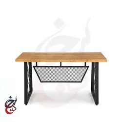 میز پایه فلزی طرح آروکو مدل de-1028 - سنجد چوب