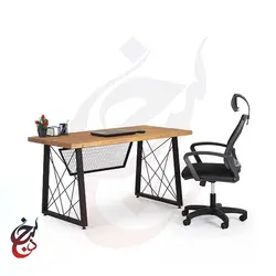 میز پایه فلزی طرح آروکو مدل de-1028 - سنجد چوب