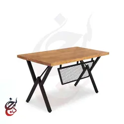 میز پایه فلزی طرح آپاما مدل de-1031 - سنجد چوب