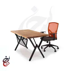 میز پایه فلزی طرح آپاما مدل de-1031 - سنجد چوب