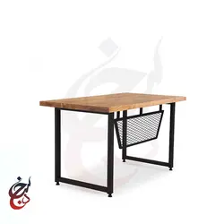 میز پایه فلزی طرح آیتا مدل de-1030 - سنجد چوب