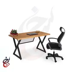 میز پایه فلزی طرح آرن مدل de-1029 - سنجد چوب