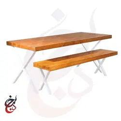 میز ناهارخوری طرح هیما مدل dt-1012 - سنجد چوب