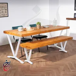 میز ناهارخوری طرح هیتاسب مدل dt-1010 - سنجد چوب