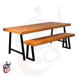 میز ناهارخوری طرح هوروش مدل dt-1009 - سنجد چوب
