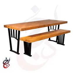 میز ناهارخوری طرح هونیاک مدل dt-1014 - سنجد چوب