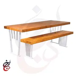 میز ناهارخوری طرح هونیاک مدل dt-1014 - سنجد چوب