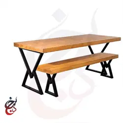 میز ناهارخوری طرح هیرو مدل dt-1016 - سنجد چوب