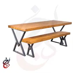 میز ناهارخوری طرح هیرو مدل dt-1016 - سنجد چوب