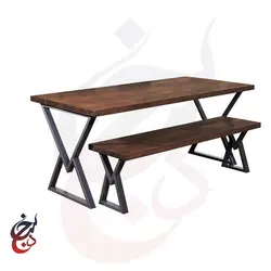 میز ناهارخوری طرح هیرو مدل dt-1016 - سنجد چوب