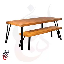 میز ناهارخوری طرح هامن مدل dt-1015 - سنجد چوب