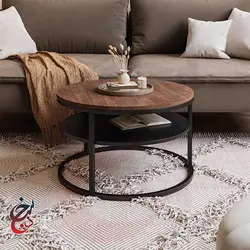 میز جلو مبلی طرح فریسا مدل Ct-1032 - سنجد چوب