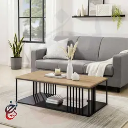 میز جلو مبلی طرح فرسیم مدل Ct-1030 - سنجد چوب