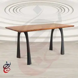 پایه میز فلزی طرح رامان مدل le-1057 - سنجد چوب