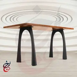 پایه میز فلزی طرح رامان مدل le-1057 - سنجد چوب
