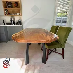 پایه میز فلزی طرح رامان مدل le-1057 - سنجد چوب