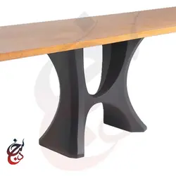 پایه میز فلزی طرح رایموند مدل le-1058 - سنجد چوب