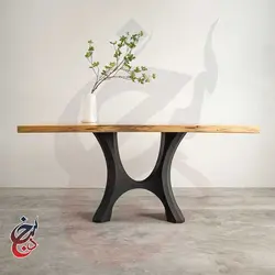 پایه میز فلزی طرح رایموند مدل le-1058 - سنجد چوب