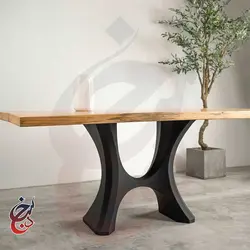 پایه میز فلزی طرح رایموند مدل le-1058 - سنجد چوب