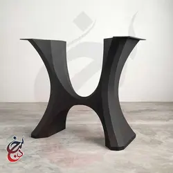 پایه میز فلزی طرح رایموند مدل le-1058 - سنجد چوب