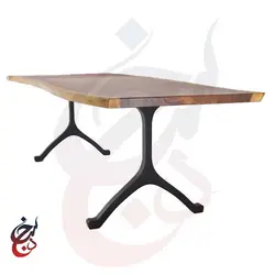 پایه میز فلزی طرح رویسا مدل le-1055 - سنجد چوب