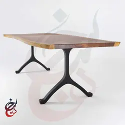پایه میز فلزی طرح رویسا مدل le-1055 - سنجد چوب