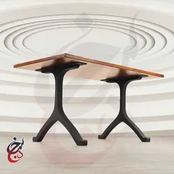 پایه میز فلزی طرح رویسا مدل le-1055 - سنجد چوب