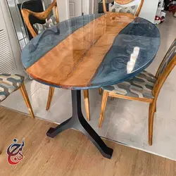 پایه میز فلزی طرح رویسا مدل le-1055 - سنجد چوب