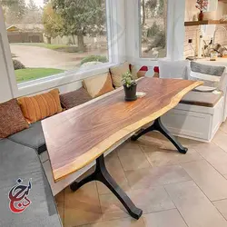 پایه میز فلزی طرح رویسا مدل le-1055 - سنجد چوب