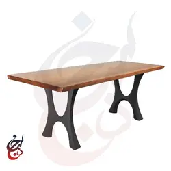 پایه میز فلزی طرح راتین مدل le-1054 - سنجد چوب