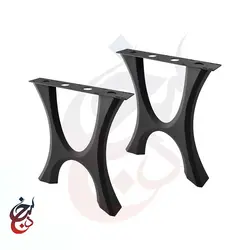 پایه میز فلزی طرح راتین مدل le-1054 - سنجد چوب