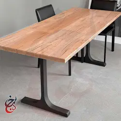 پایه میز فلزی طرح ریماس مدل le-1053 - سنجد چوب
