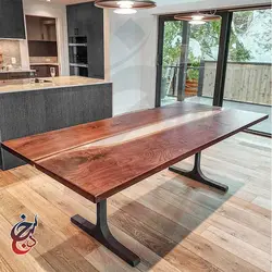 پایه میز فلزی طرح ریماس مدل le-1053 - سنجد چوب