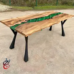 پایه میز فلزی طرح رایا مدل le-1056 - سنجد چوب