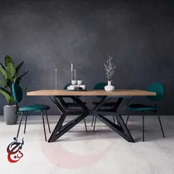 پایه میز فلزی طرح راینیک مدل le-1063 - سنجد چوب