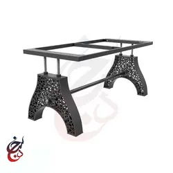 پایه میز فلزی طرح رادیس مدل le-1062 - سنجد چوب