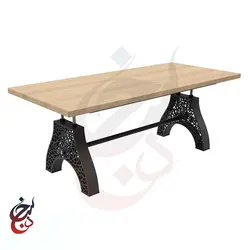 پایه میز فلزی طرح رادیس مدل le-1062 - سنجد چوب
