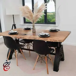 پایه میز فلزی طرح رادیس مدل le-1062 - سنجد چوب