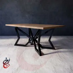 پایه میز فلزی طرح رانیا مدل le-1061 - سنجد چوب